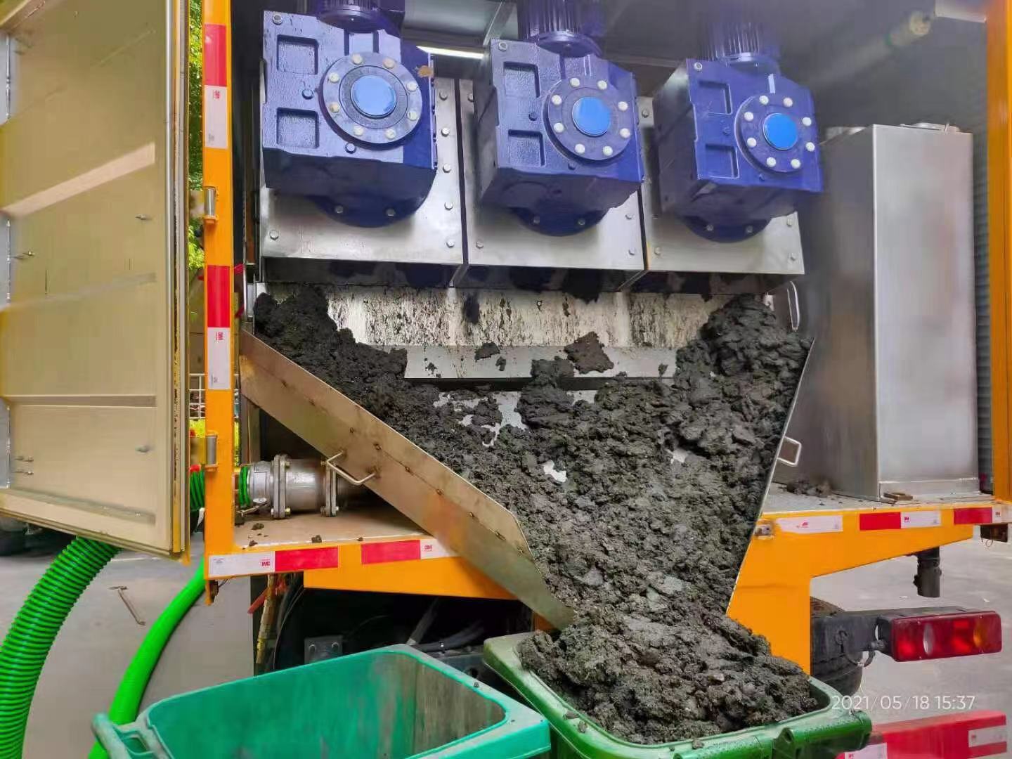 宜秀化粪池清掏城市维护站-泥浆净化干湿分离处理